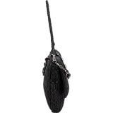 Miu Miu Matelassé Nappa Leather Hobo Crystal Embellishment Shoulder Bag
