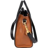 Céline Tricolor Leather Luggage Handbag