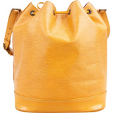 Louis Vuitton Yellow Epi Leather Sac Noé Grande Shoulder Bag