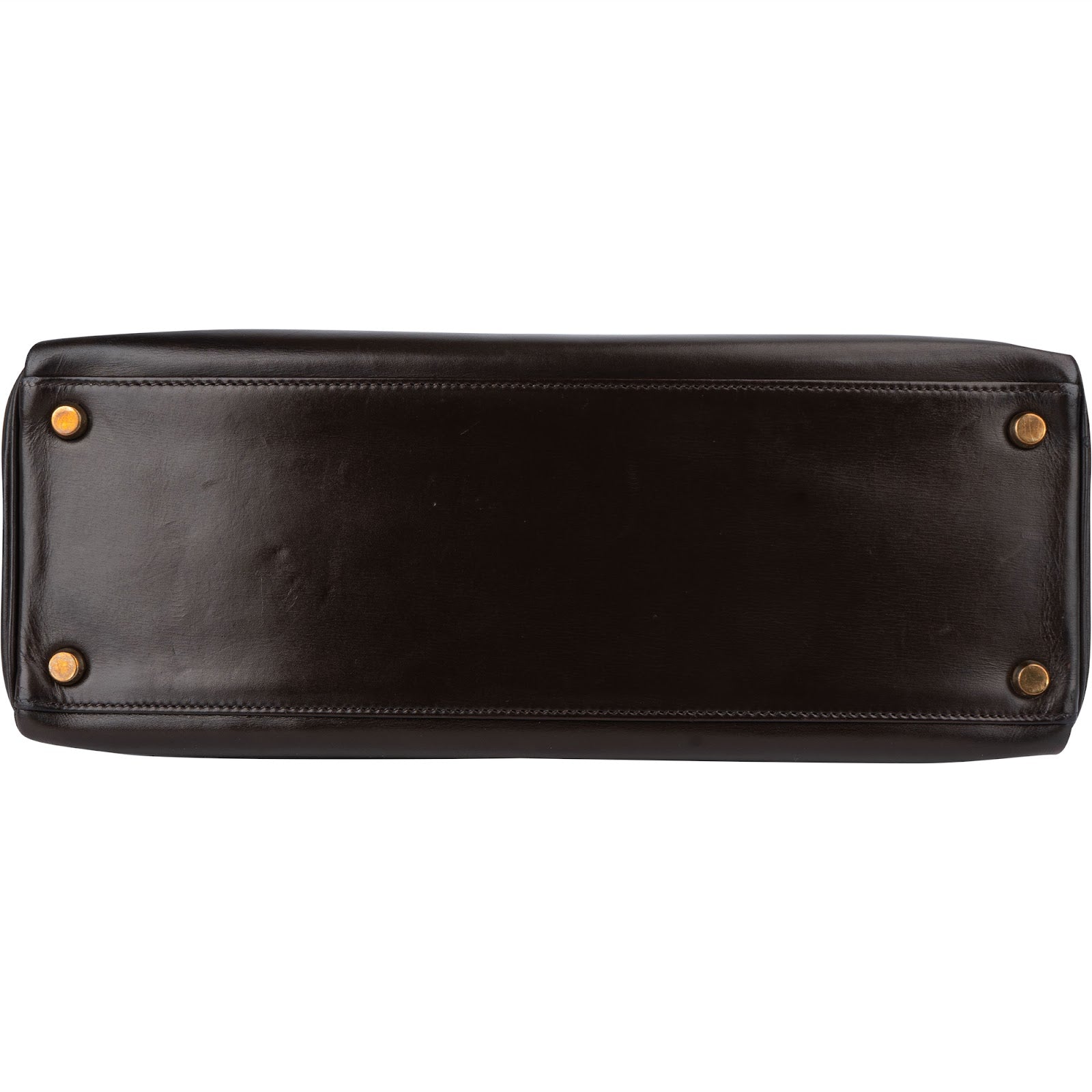 [🔄️B11 / F23] Hermès Box Calf Kelly 32 Sellier Handbag - vintageandkickz