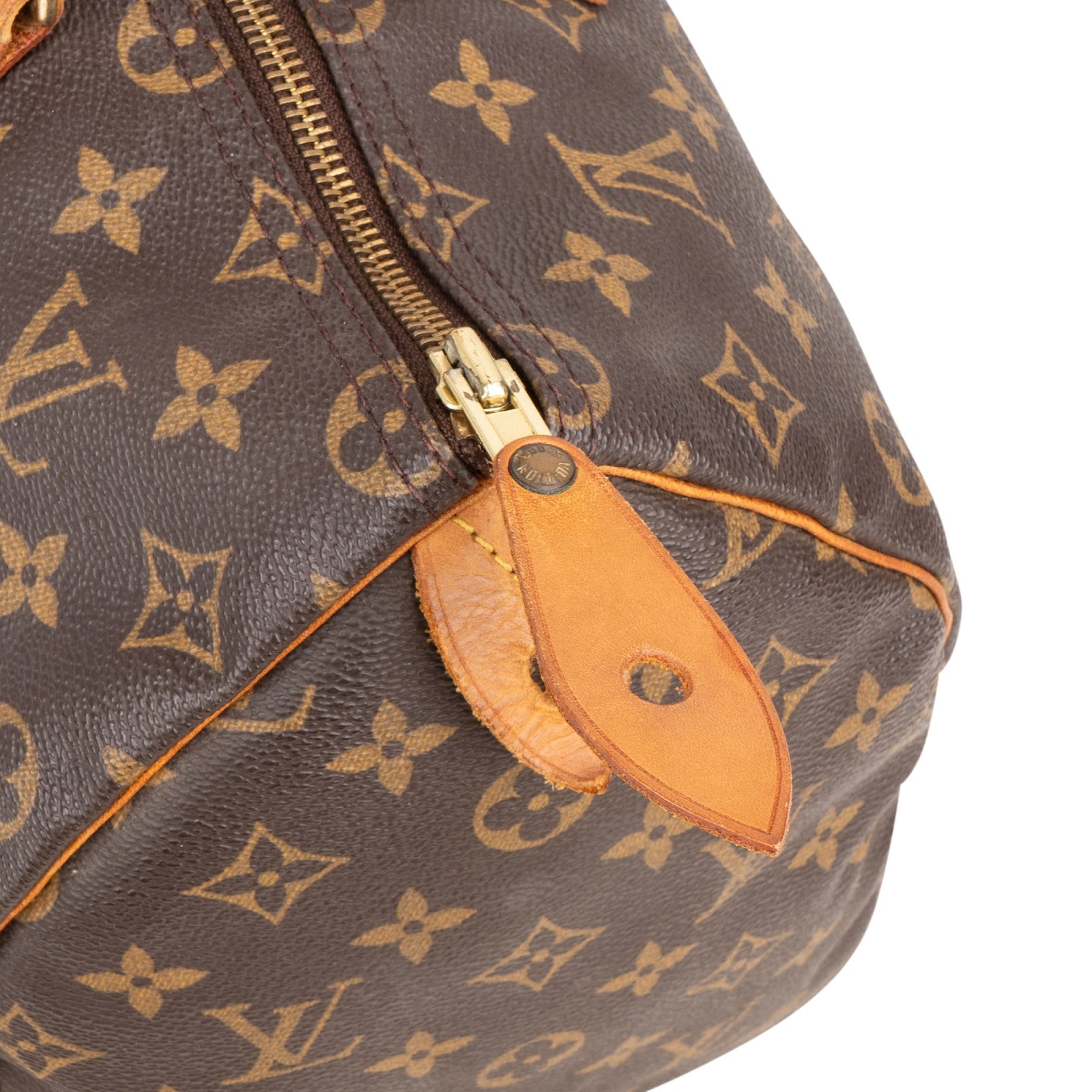 Louis Vuitton Monogram Canvas Speedy 35 Handbag - vintageandkickz