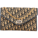 Christian Dior Trotter Monogram  Canvas Vintage Envelope Flap Shoulder Bag