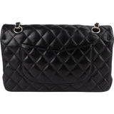 Chanel Quilted Lambskin Medium Double Flap Shoulder Bag