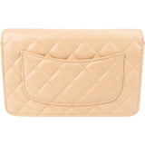 Chanel Quilted Caviar Leather Wallet On Chain Crossbody Bag