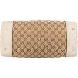 Gucci Monogram GG Canvas Lovely Heart Bit Tote Handbag