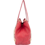 [🔄️B23 / F59] Burberry Haymarket Check Bucket Tote Shoulder Bag - vintageandkickz