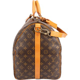 Louis Vuitton Monogram Canvas Keepall 55 Bandoulière Travel Bag