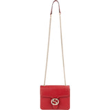 Gucci Grained Leather Interlocking G Crossbody Bag