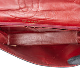 Chanel Quilted Lambskin Bicolor Double Flap Shoulder Bag