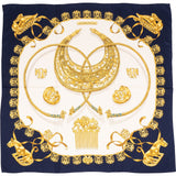 Hermès Les Cavaliers d'Or Silk 90 Scarf Tuch