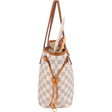 Louis Vuitton Monogram Damier Azur Canvas Neverfull PM Shoulder Bag