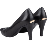 Chanel Black Leather Cap Toe Pumps (36,5)
