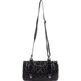 Chanel Quilted Lambskin Modern Chain Accordion Single Flap Crossbody Bag