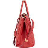 Prada Rouge Saffiano Leather Galleria Handbag