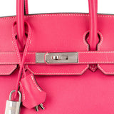 Hermès Pink Candy Epsom Palladium Birkin 30 Handbag