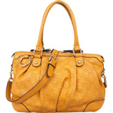 Gucci Guccissima Leather Sukey Satchel Handbag