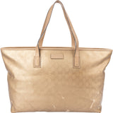 Gucci Golden Monogram GG Tote Shoulder Bag