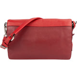 Prada Saffiano Leather Bicolor Shoulder Bag