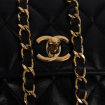 Chanel Quilted Lambskin CC Single Flap Crossbody Bag - vintageandkickz