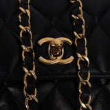 Chanel Quilted Lambskin CC Single Flap Crossbody Bag - vintageandkickz