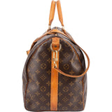 Louis Vuitton Monogram Canvas Keepall 50 Bandoulière Travel Bag