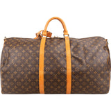 Louis Vuitton Monogram Canvas Keepall 60 Bandoulière Travel Bag
