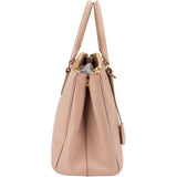 Prada Pink Saffiano Leather Galleria Handbag