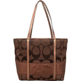 Coach Monogram Signature Jacquard Gallery Tote Shoulder Bag