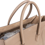 Céline Taupe Grained Leather Phantom Handbag
