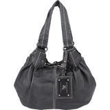 Burberry Blue Label Calfskin Reversible Hobo Shoulder Bag