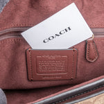 [🔄️B07 / F42] Coach Monogram Alie Signature Canvas Rivets Crossbody Bag - vintageandkickz