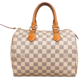 Louis Vuitton Monogram Damier Azur Canvas Speedy 25 Handbag