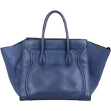 Céline Blue Leather Phantom Handbag