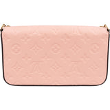 Louis Vuitton Leather Monogram Empreinte Félicie Pochette Crossbody Bag
