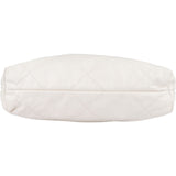 Chanel 22 White Quilted Lambskin Hobo Shoulder Bag - vintageandkickz