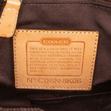 Coach Monogram Signature Canvas Hampton Carryall Handbag