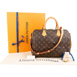 Louis Vuitton Monogram Canvas Speedy 30 Bandoulière Handbag