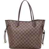 Louis Vuitton Monogram Damier Ebene Canvas Neverfull MM Shoulder Bag