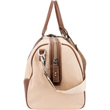 Prada Canvas Saffiano Leather Duffle Weekender 50 Travel Bag