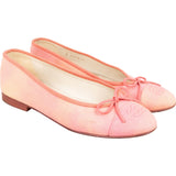 Chanel Ombre Canvas CC Cap Toe Ballerina Flats (37)