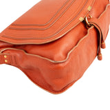 Chloé Grained Calfskin Marcie Double Carry Bag Handbag