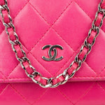 [🔄️B20 / F18] Chanel Quilted Lambskin Wallet on Chain Crossbody Bag - vintageandkickz