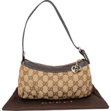 Gucci Monogram GG Canvas Lovely Heart Bit Pochette Handbag