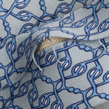 Hermès Chain Link Pattern Silk Tie Krawatte