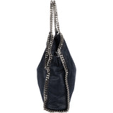 Stella McCartney Shaggy Falabella Fold Over Tote Hobo Shoulder Handbag