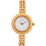 Gucci Gold Tone Change Bezel Chain 11/12.2 Woman Watch
