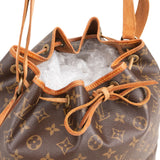 Louis Vuitton Monogram Canvas Sac Noé Petit Shoulder Bag