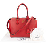 Prada Saffiano Leather Tote Handbag