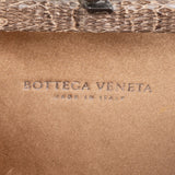 Bottega Veneta Intrecciato Satin Knot Snakeskin Clutch