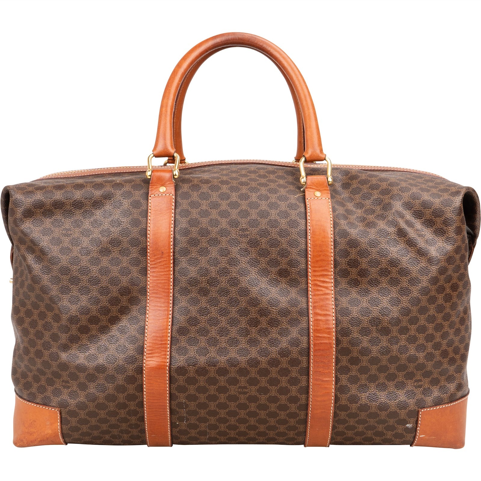 Celine Macadam Canvas Vintage Travel Bag - vintageandkickz